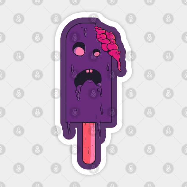 Ice Cream Monster Sticker by NathanRiccelle